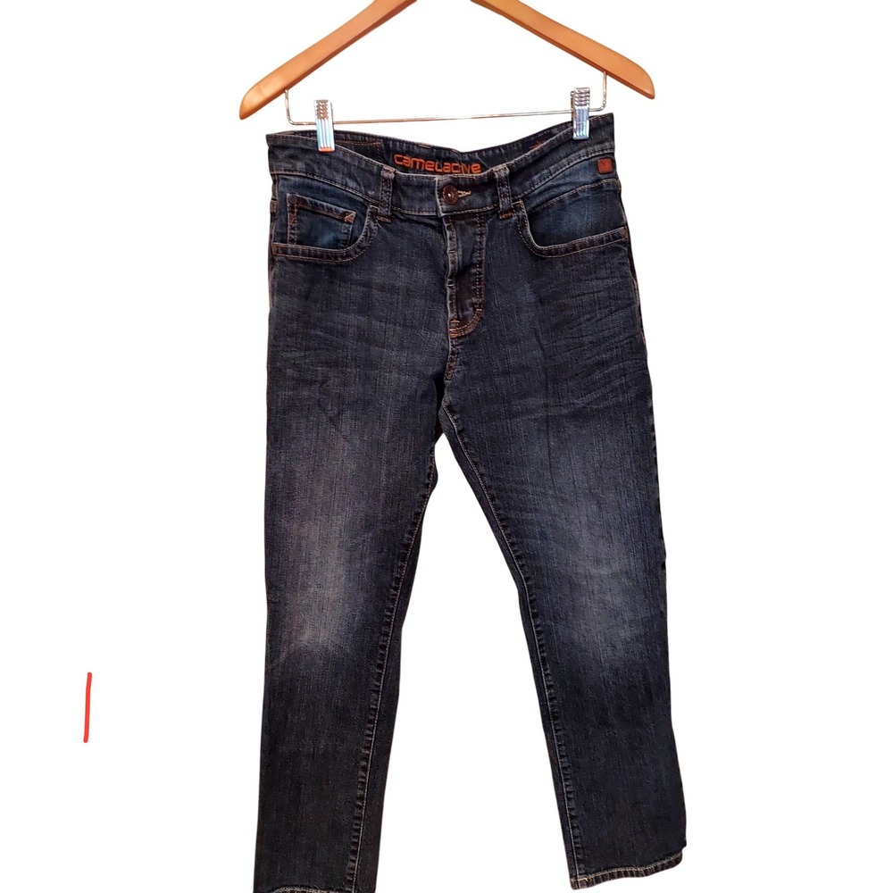Camel Active Woodstock Regular Fit Jeans Dark Wash Rugged Denim Mens Casual Wear